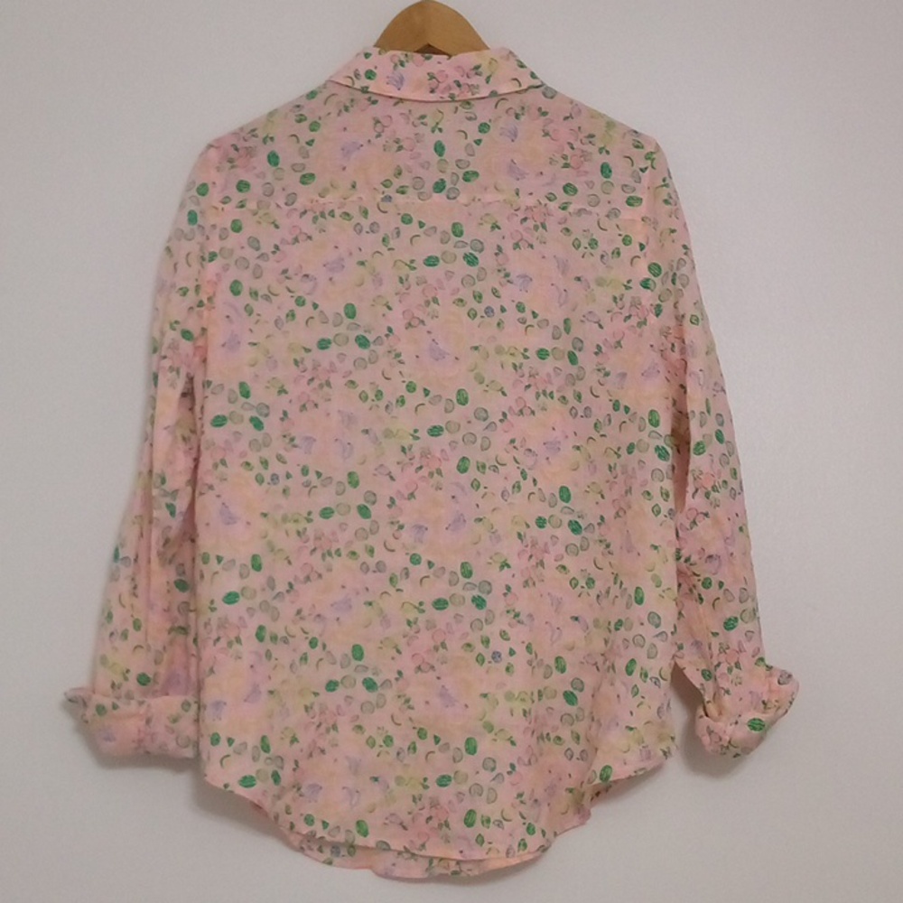 Lilly Pulitzer Juicy Fruit Linen Shirt - Picture 4 of 12